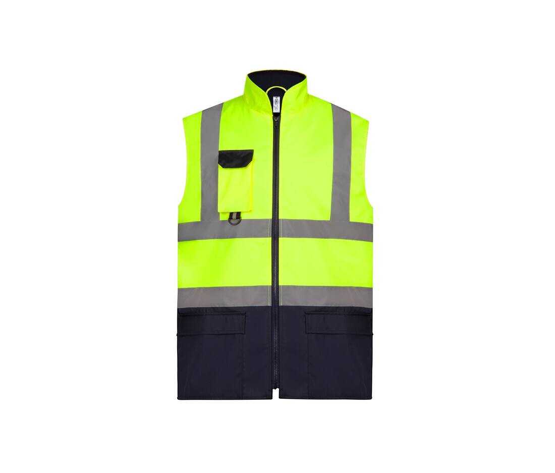 Chaleco Alta Visibilidad acolchado Hi Vis Yellow / Navy