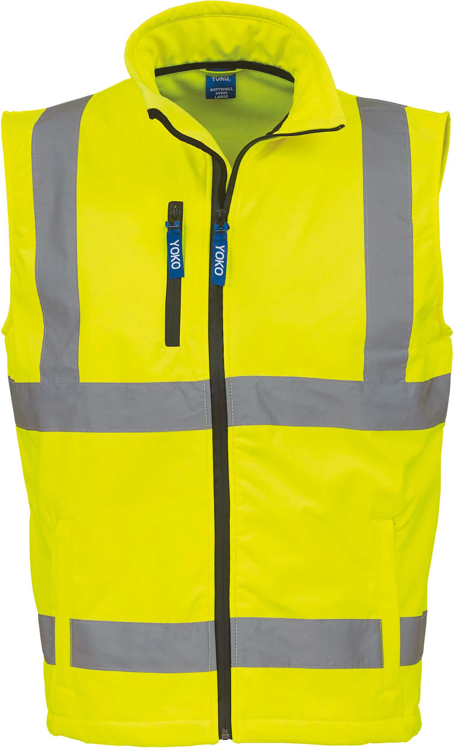 Chaleco Softshell alta visibilidad Hi Vis Yellow