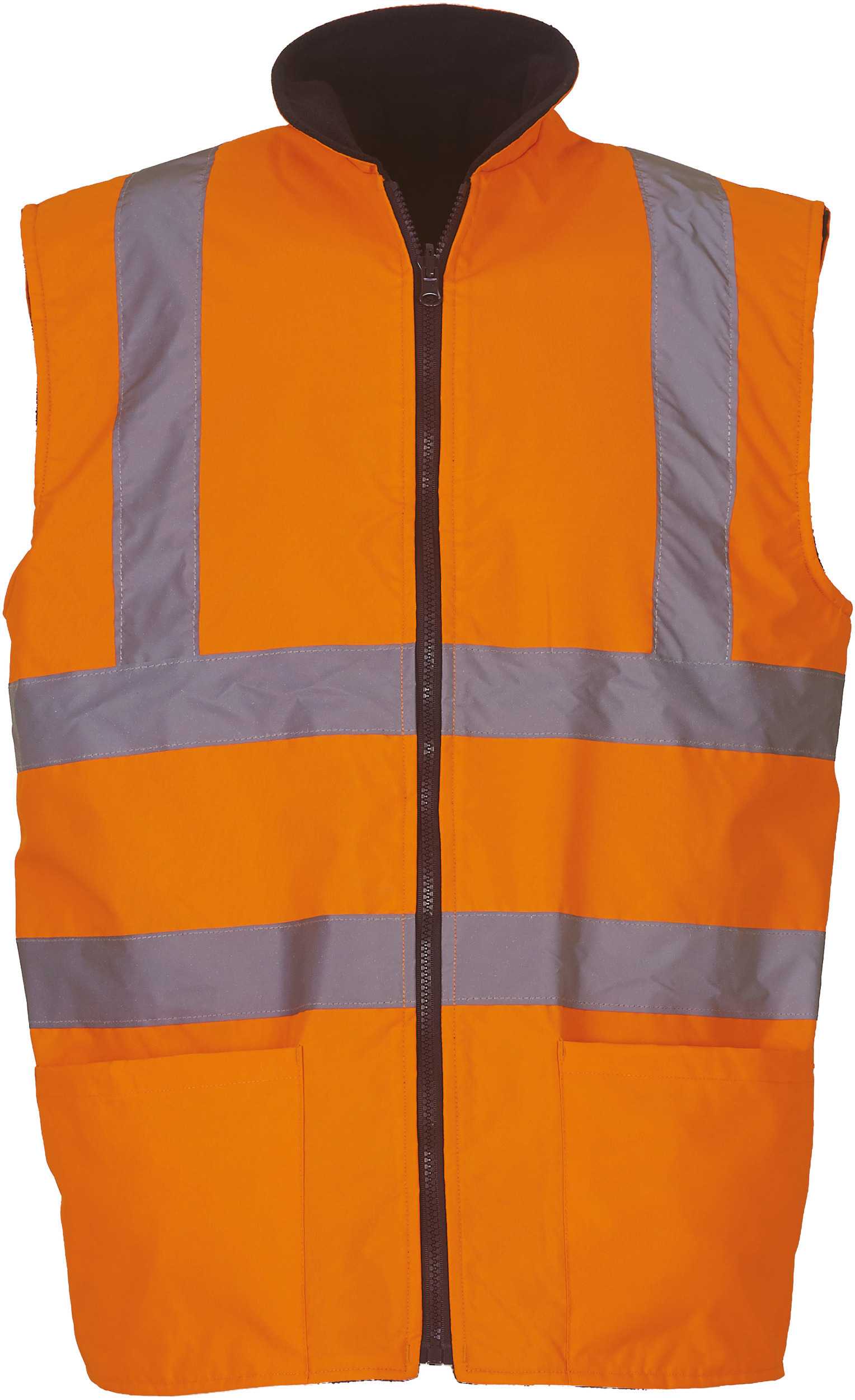 Chaleco reversible de alta visibilidad Hi Vis Orange
