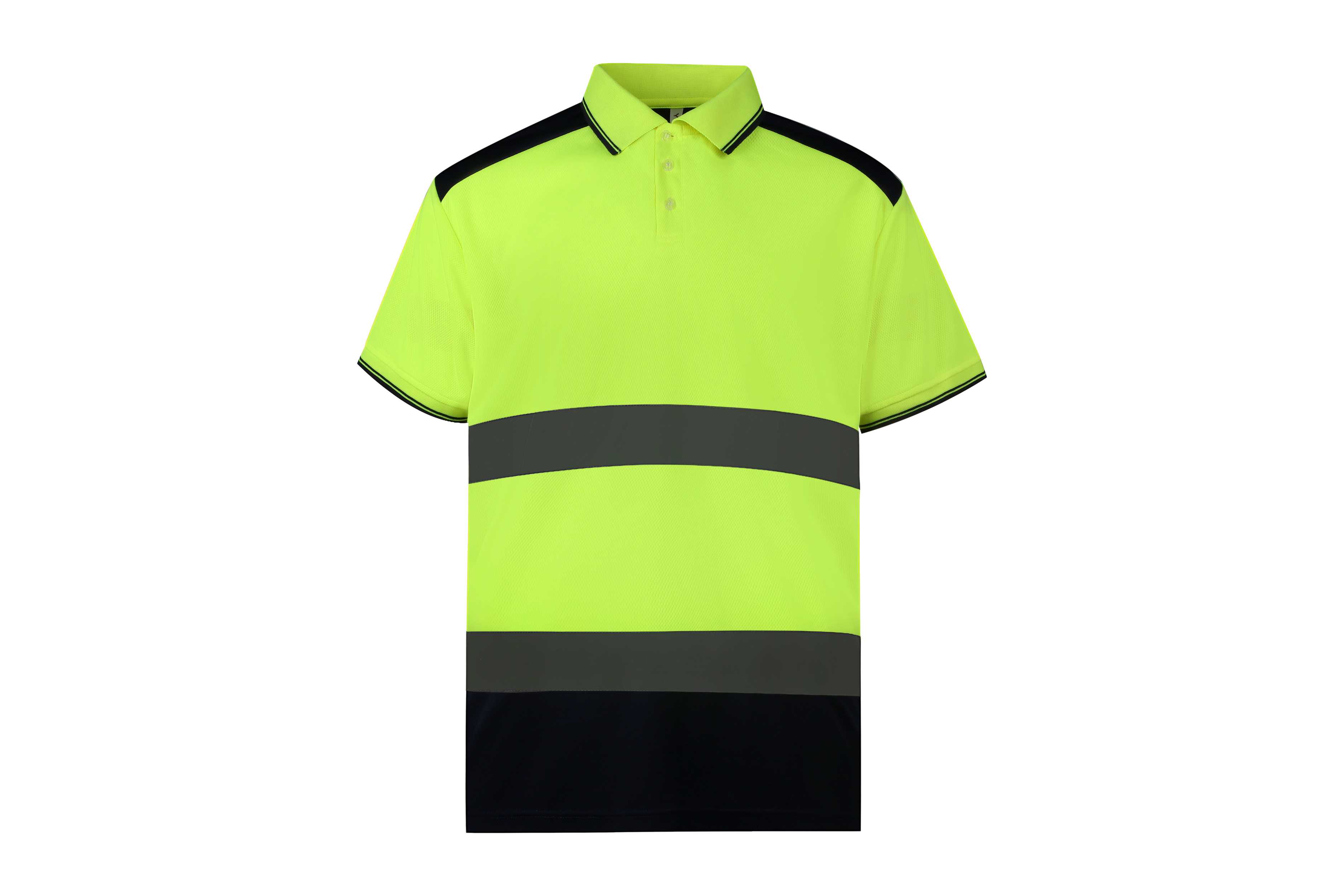 Polo Hi-Vis (Alta Visibilidad) Bicolor Hi Vis Yellow / Navy