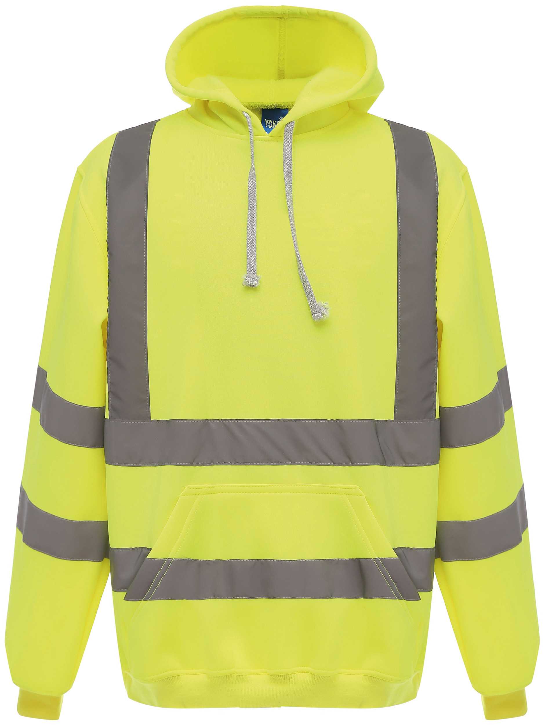 Sudadera alta visibilidad capucha Hi Vis Yellow