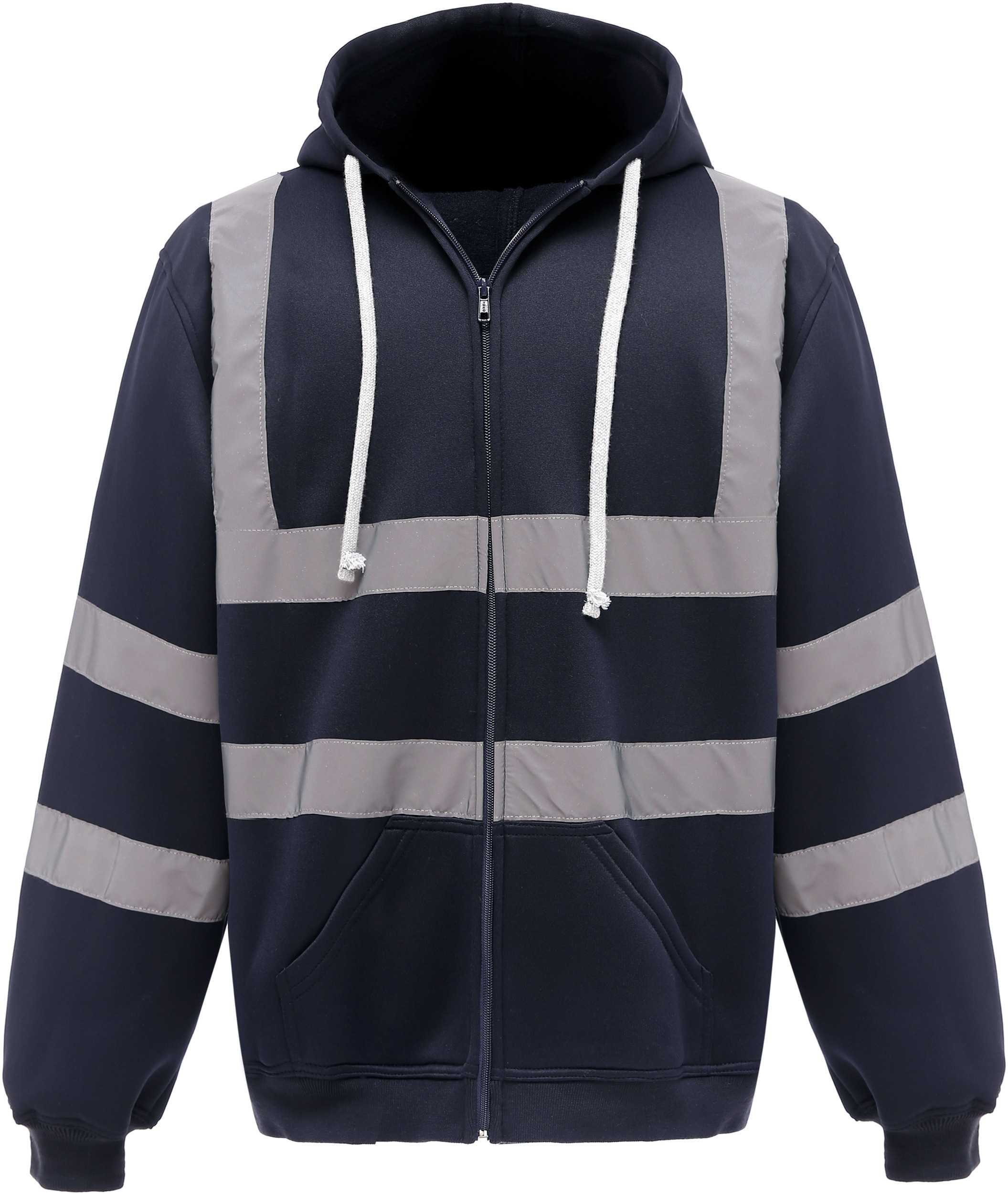 Sudadera cremallera y capucha Navy