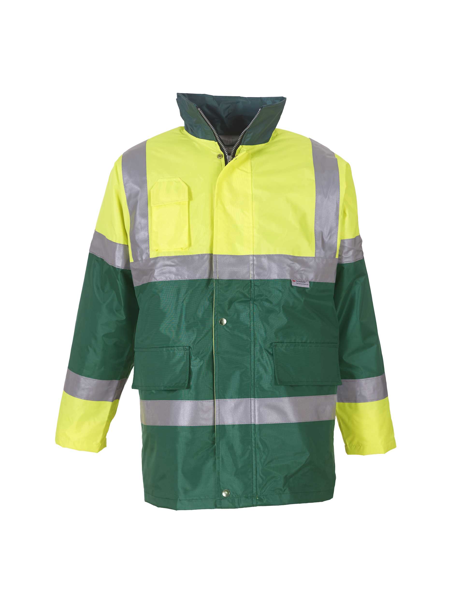 Chaqueta Alta Visibilidad colores contrastados Hi Vis Yellow / Green