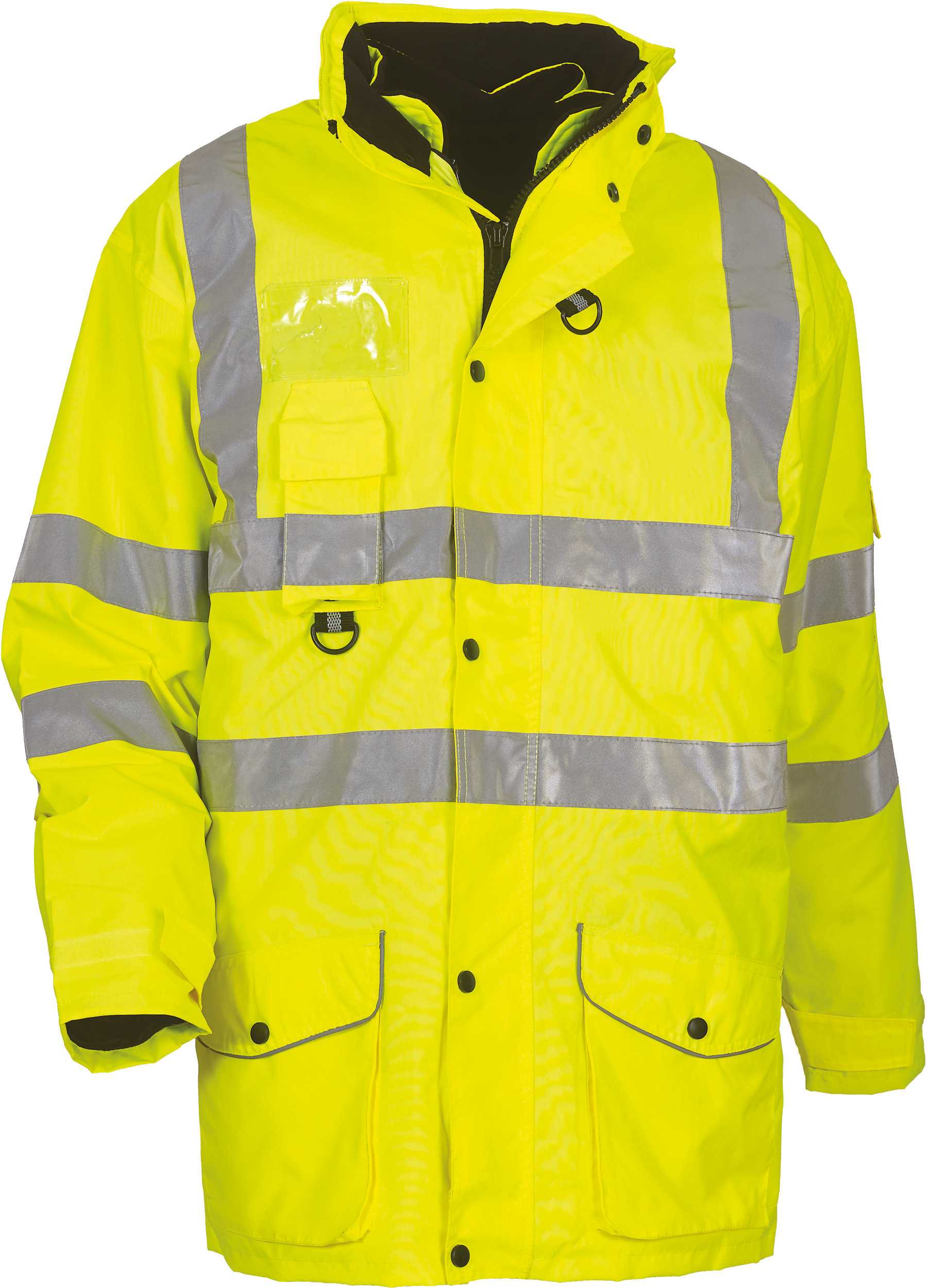 Parka de seguridad alta visibilidad 7 en 1 Hi Vis Yellow