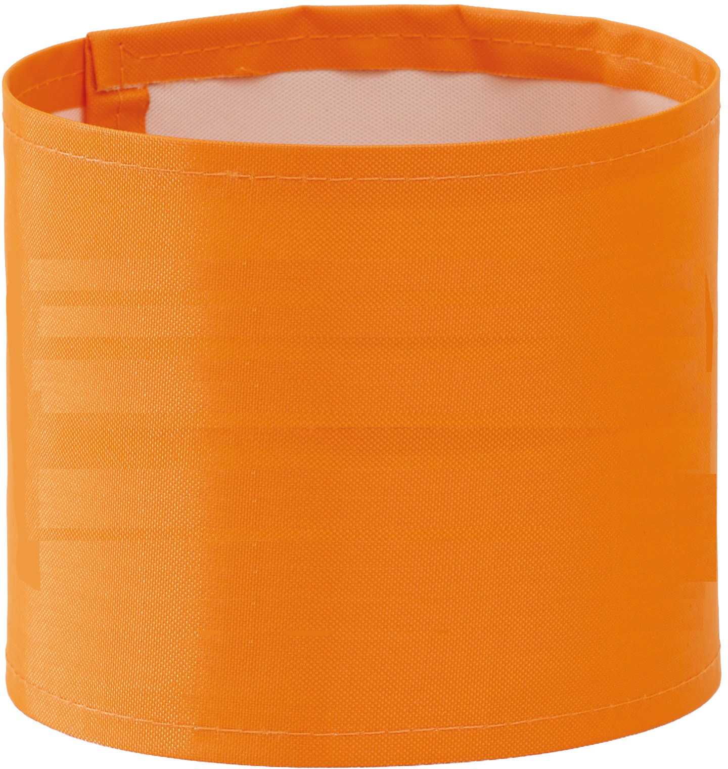 Brazalete alta visibilidad ancho para estampar Hi Vis Orange