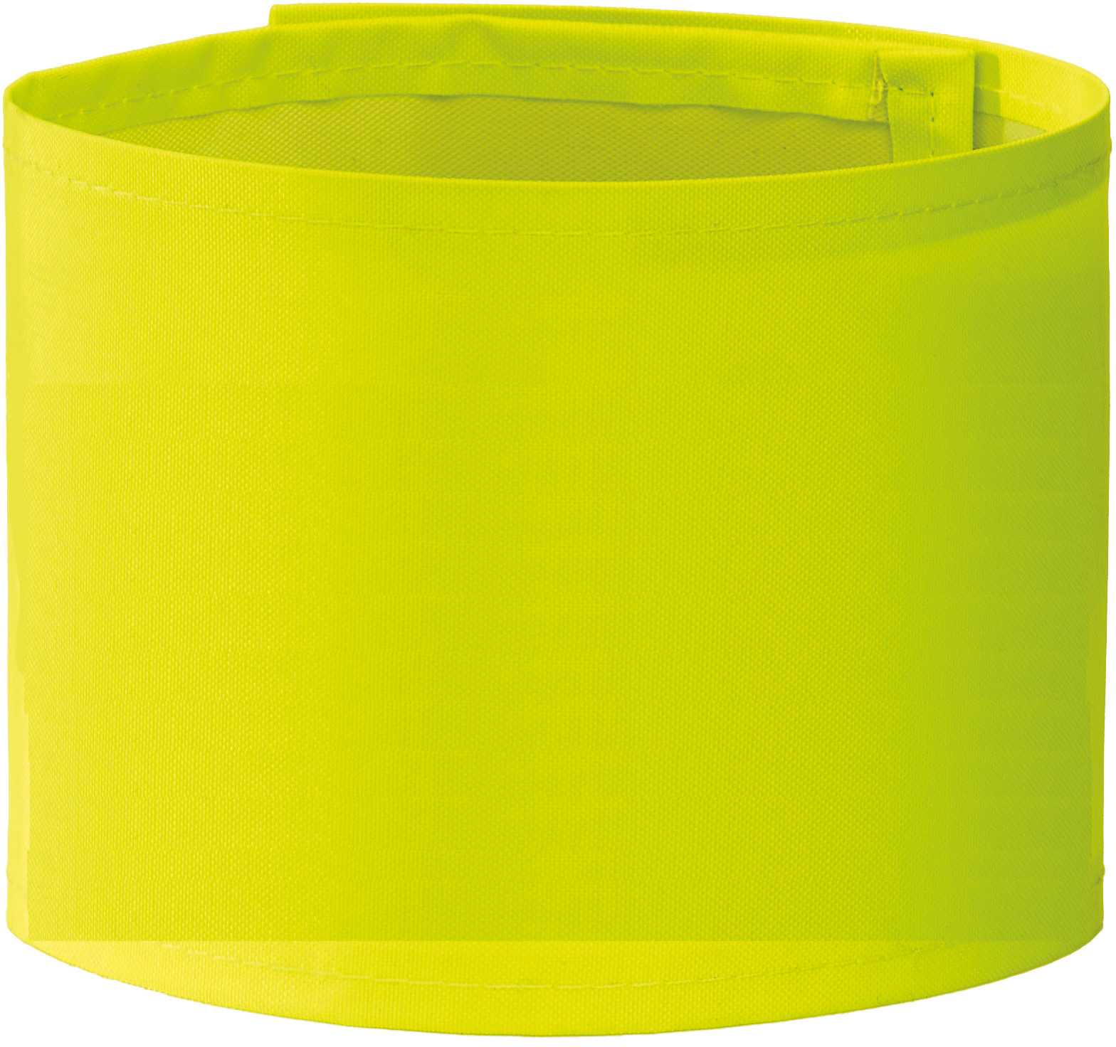 Brazalete alta visibilidad ancho para estampar Hi Vis Yellow