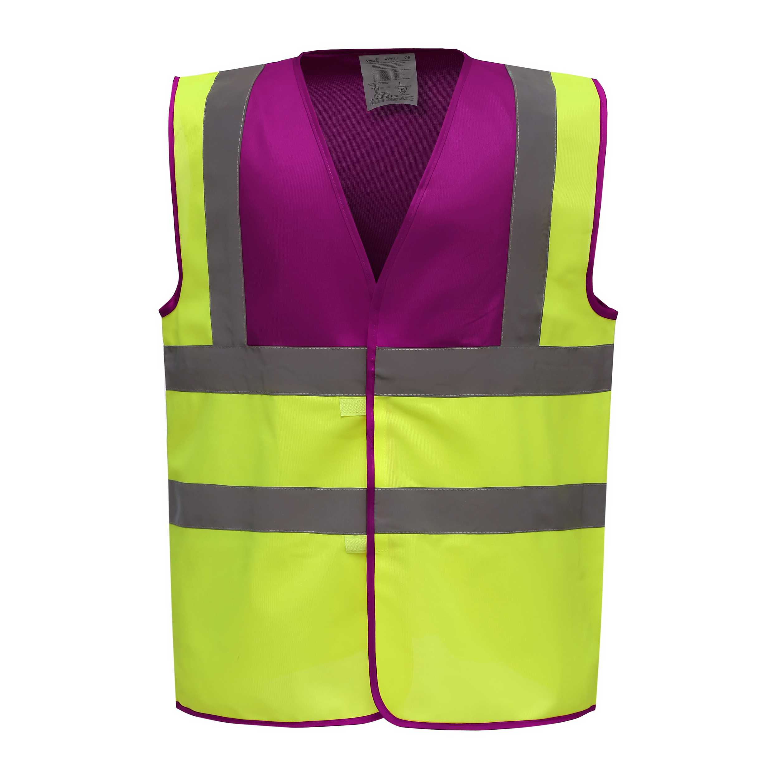 Chaleco de alta visibilidad Raspberry / Hi Vis Yellow