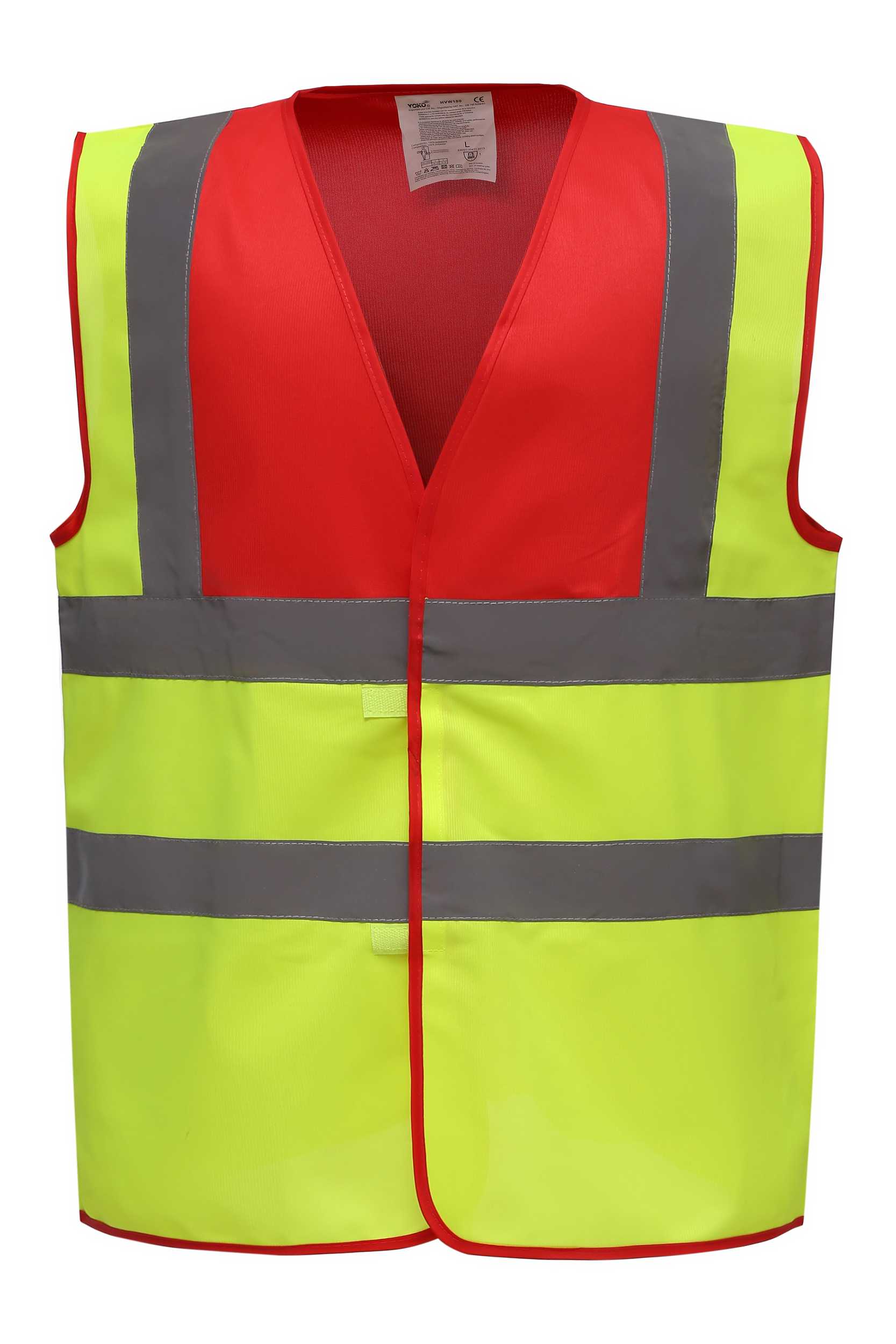 Chaleco de alta visibilidad Red / Hi Vis Yellow