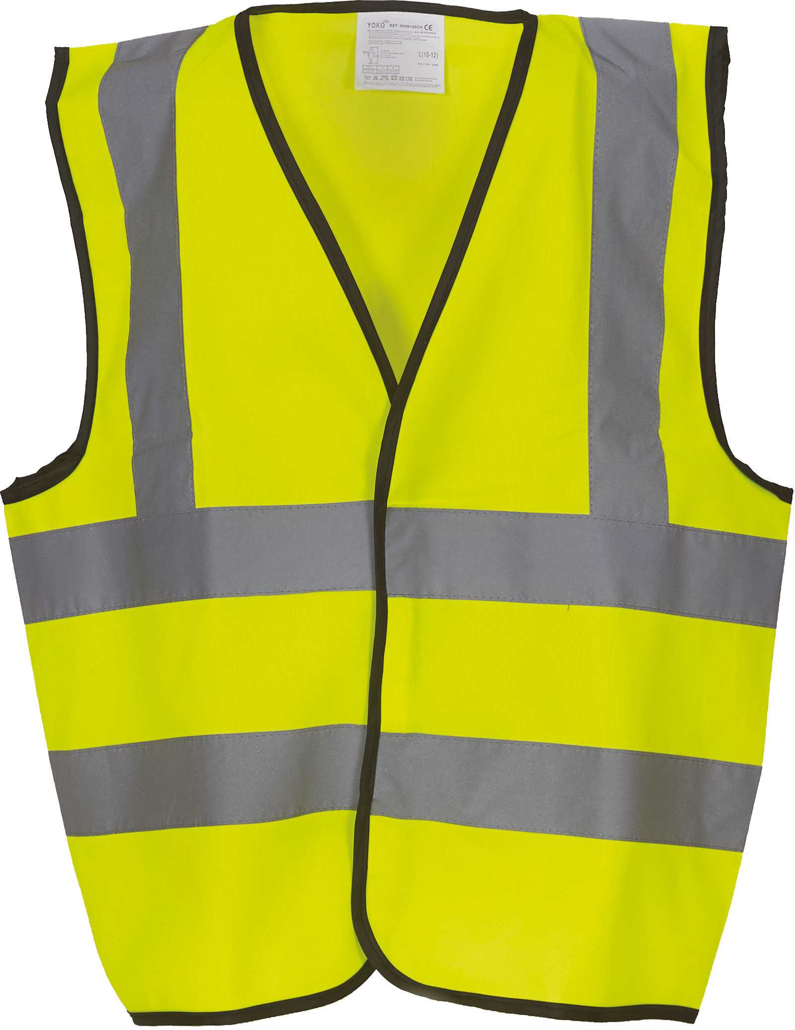 Chaleco alta visibilidad niños Hi Vis Yellow