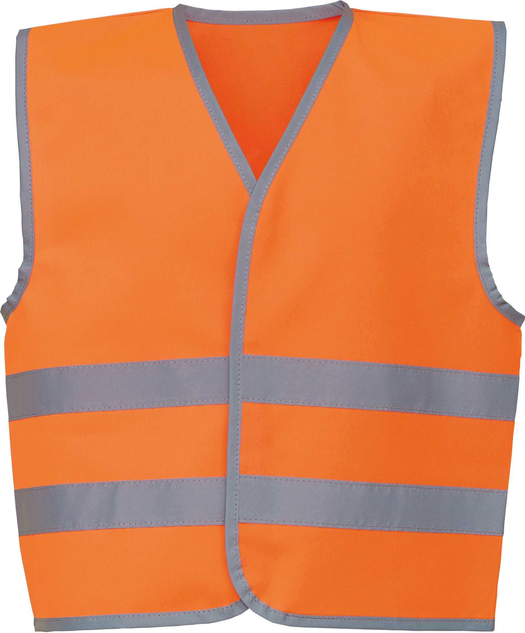 Chaleco con bordes y tiras reflectantes Hi Vis Orange