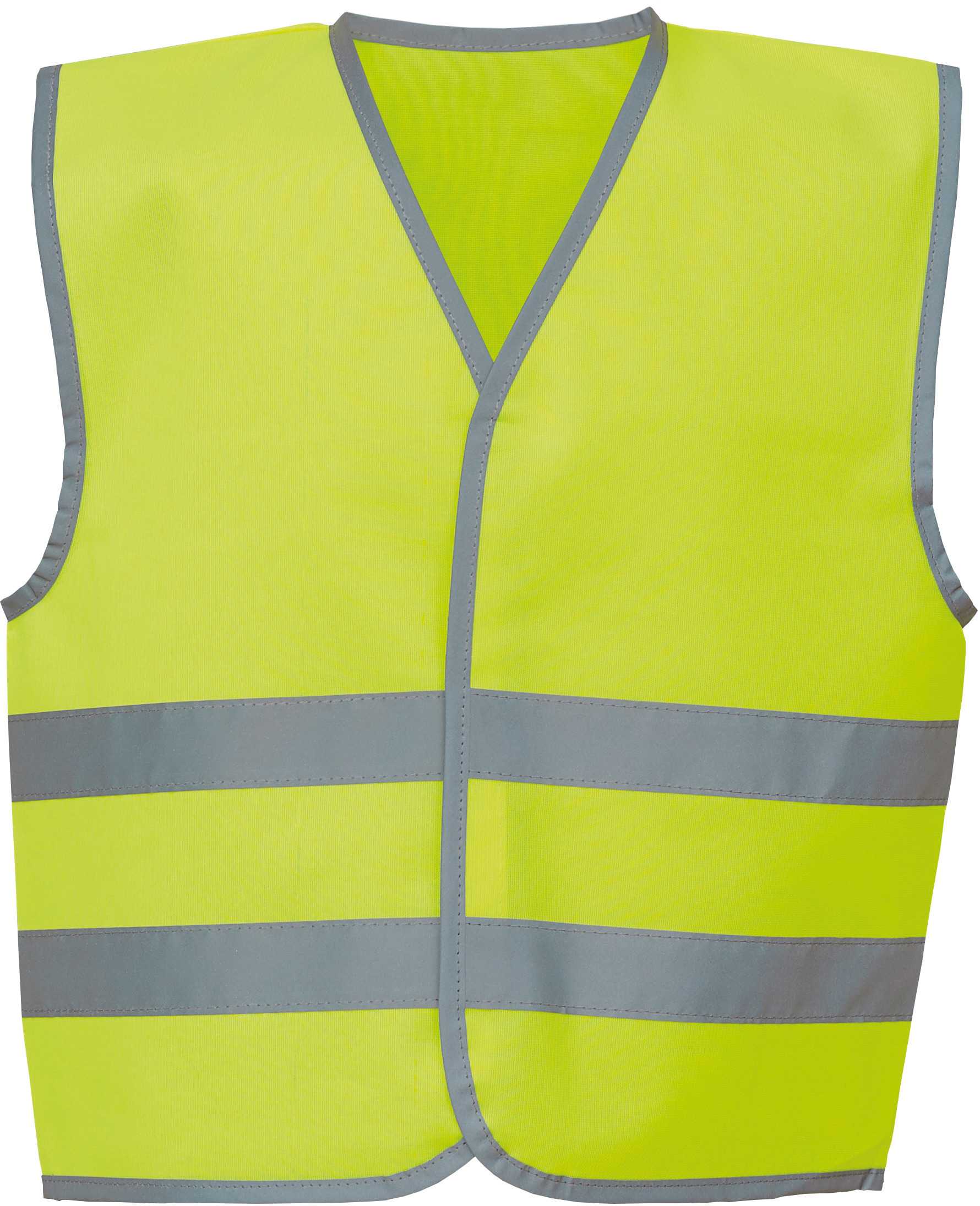 Chaleco con bordes y tiras reflectantes Hi Vis Yellow