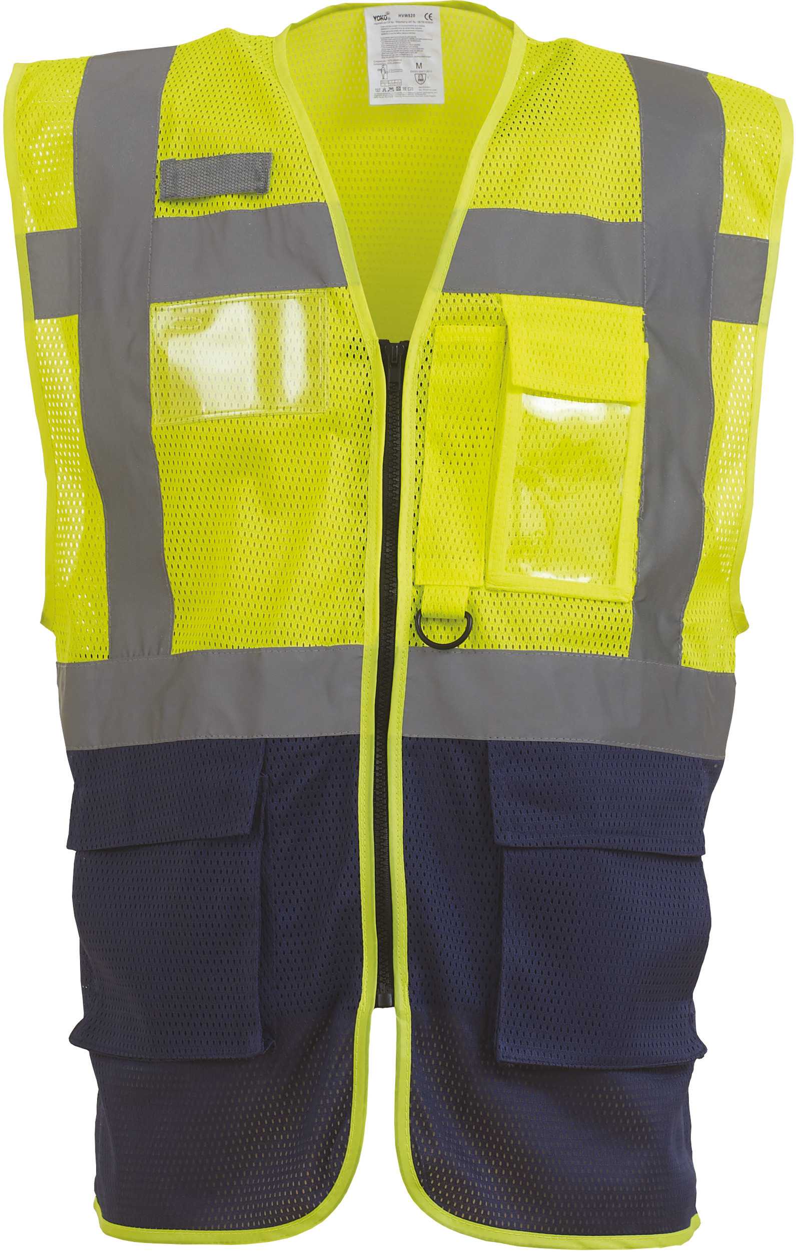 Chaleco Top Cool "Management" alta visibilidad Hi Vis Yellow / Navy